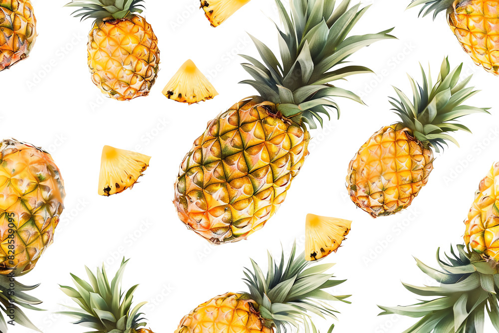 set of pineapple set of pineapple