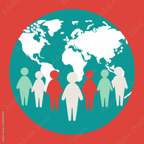 world-population-day vector illustration 