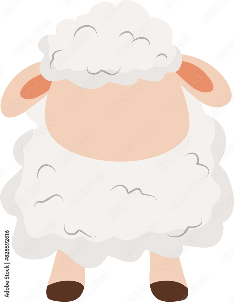 Cute sheep cartoon Cute sheep cartoon