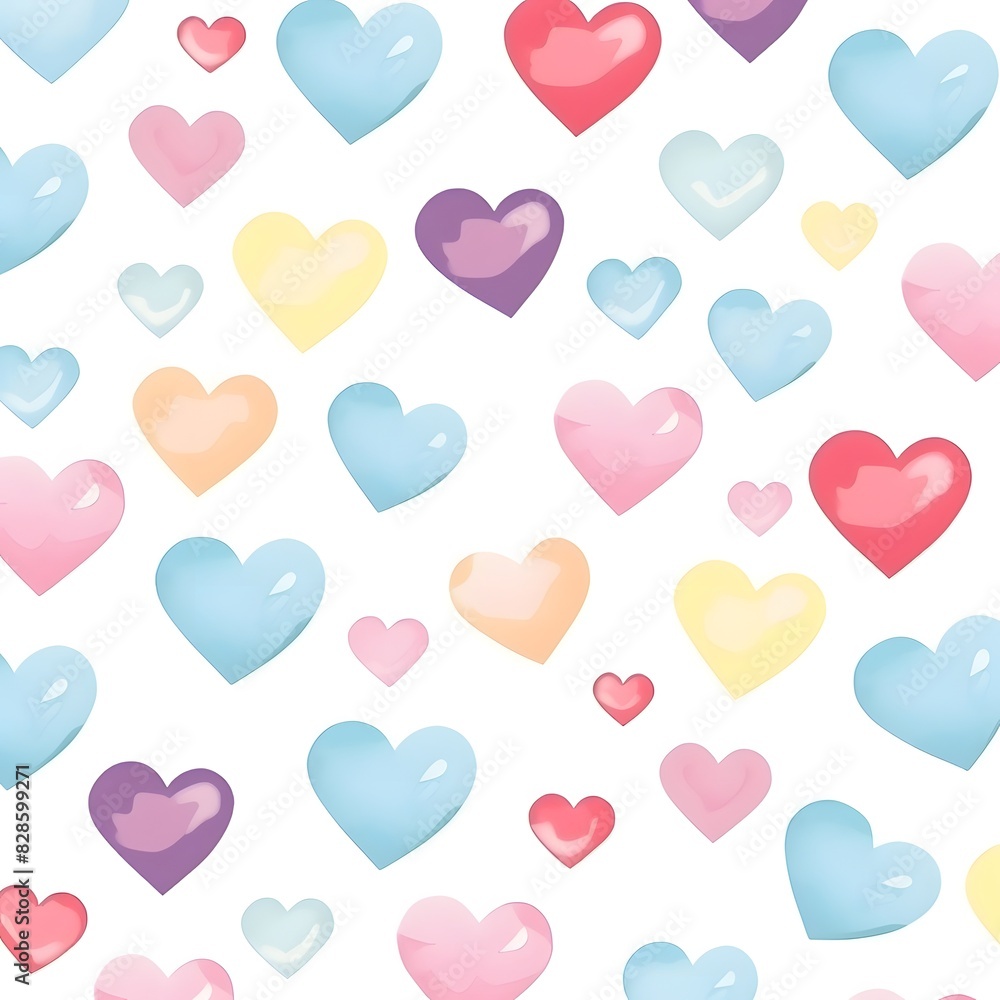 pattern with hearts pattern with hearts
