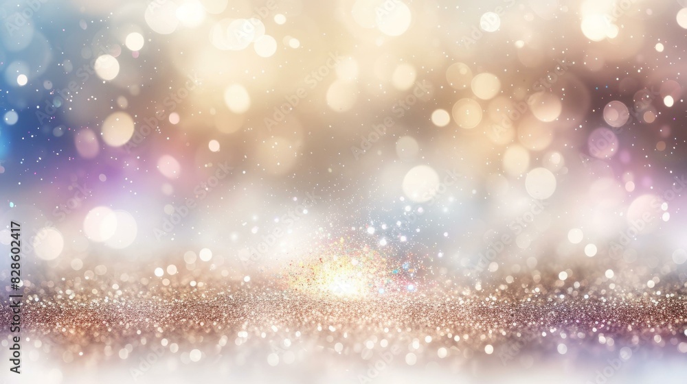 Golden Sparkles Shimmering on Dark Background Golden Sparkles Shimmering on Dark Background