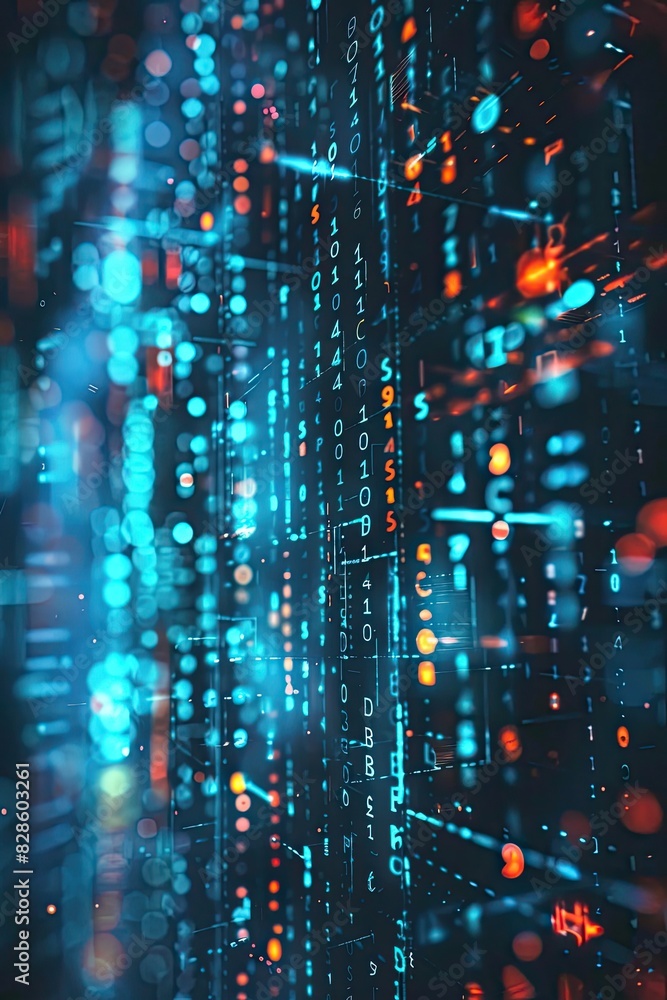 Obraz premium digital background ai technology computer technology