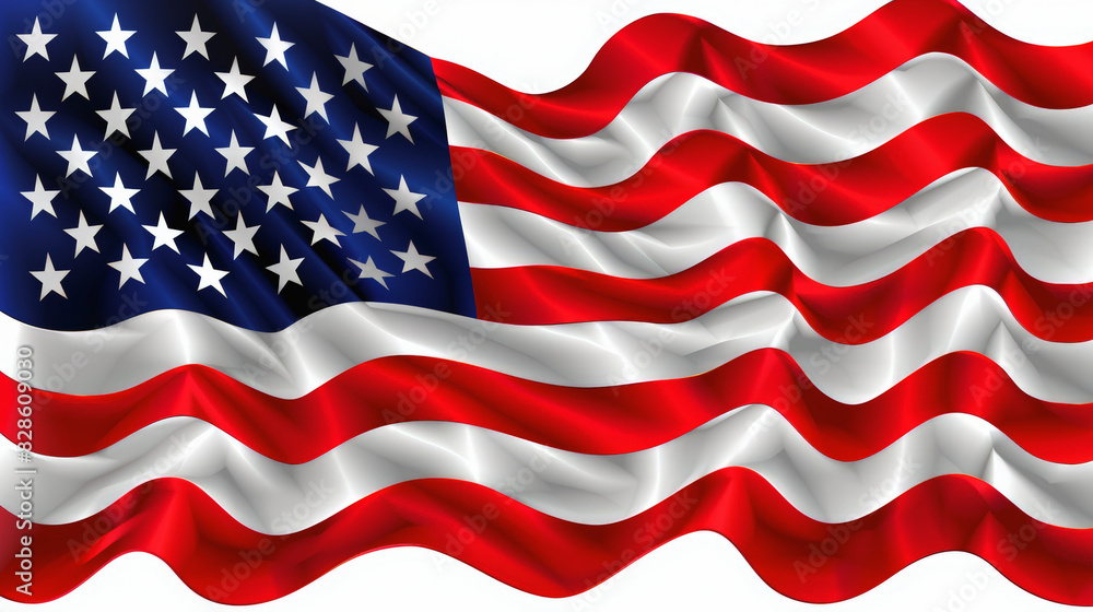 4th of july : The image shows the flag of the United States of America ...