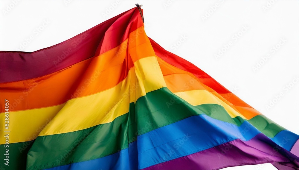 lgbt flag on a white background, queer lgbtq pride month, parade, june 1st, fight against homophobia and bullying, tolerance lgbt flag on a white background, queer lgbtq pride month, parade, june 1st, fight against homophobia and bullying, tolerance
