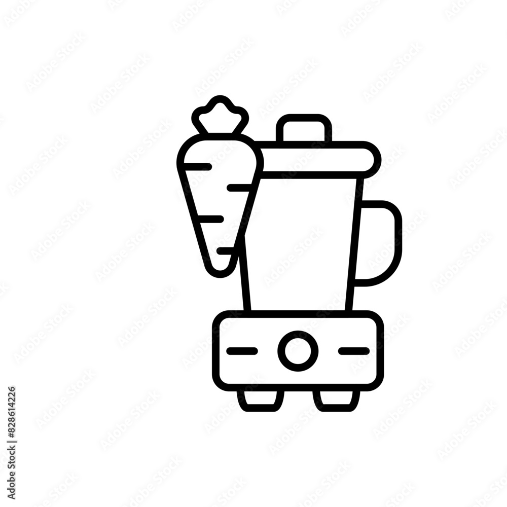 Carrot juice outline icons, minimalist vector illustration ,simple transparent graphic element .Isolated on white background Carrot juice outline icons, minimalist vector illustration ,simple transparent graphic element .Isolated on white background
