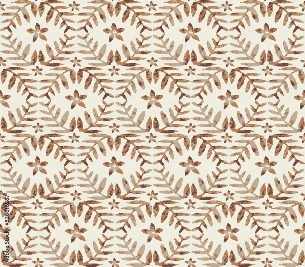 seamless pattern with brown theme flowers seamless pattern with brown theme flowers