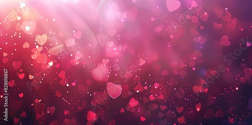 abstract love background, copy space, place for text