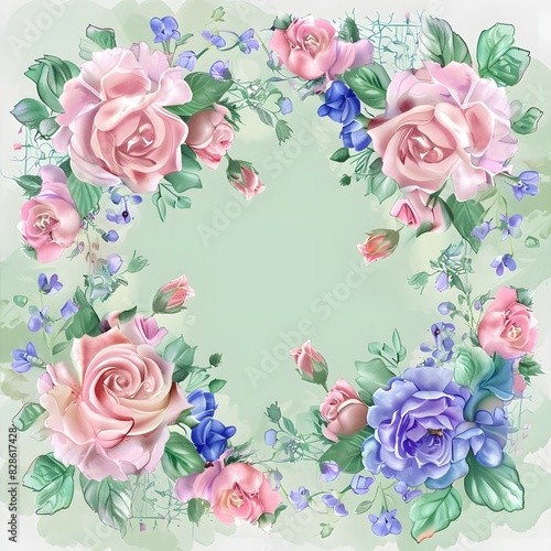 pink rose background