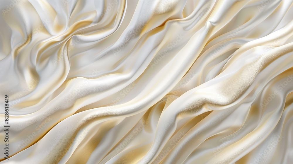 Luxurious white and gold fabric texture. Luxurious white and gold fabric texture.
