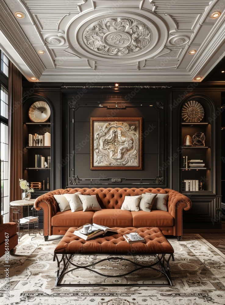 Elegant European Style Living Room Elegant European Style Living Room