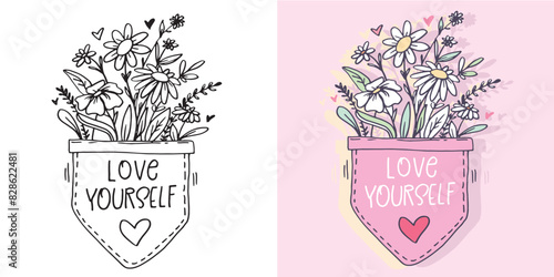 Cute hand drawn doodle lettering quote. Lettering for t-shirt design, mug print, bag print, clothes fashion. 100% hand drawn vector image.