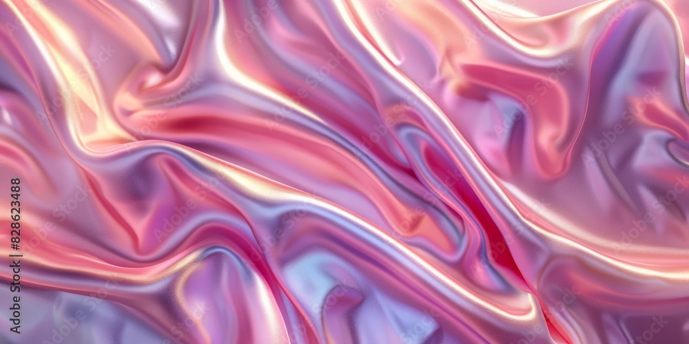 The photo shows opulent pink silk fabric, with soft folds and shiny texture, suitable for elegant backgrounds. High quality photo The photo shows opulent pink silk fabric, with soft folds and shiny texture, suitable for elegant backgrounds. High quality photo