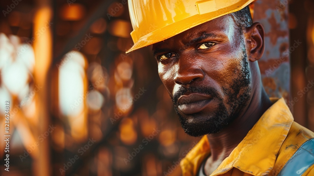 portrait of construction worker portrait of construction worker