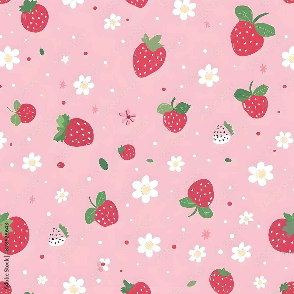 strawberry pattern