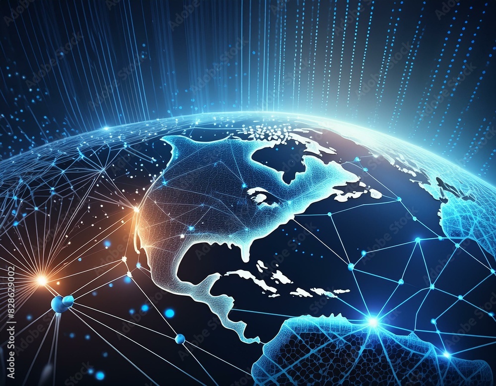 Global digital connectivity and high speed data transfer for international information exchange Global digital connectivity and high speed data transfer for international information exchange