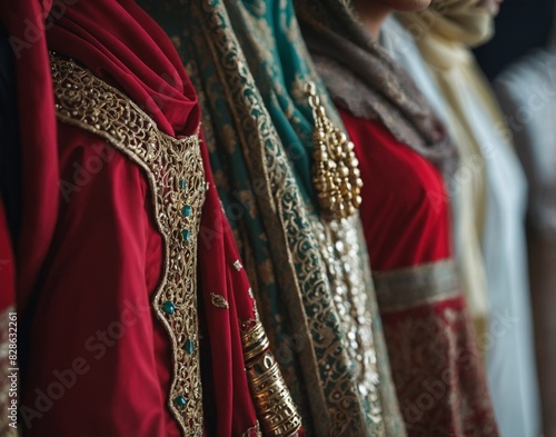 "RED LUXURY Elegant Attire for Ramadan and Eid Celebrations":