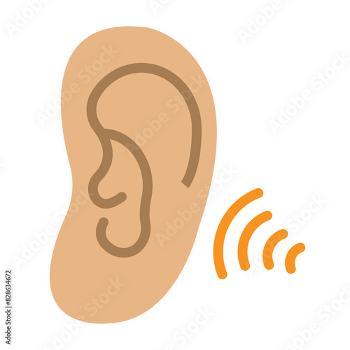 Noise Pollution Flat Icon