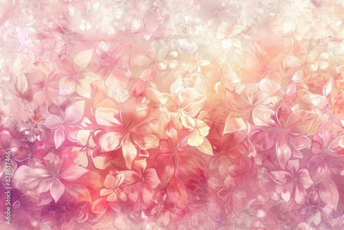 Fairy texture patterns, pastel pinks and whites, ai generated © Seussi