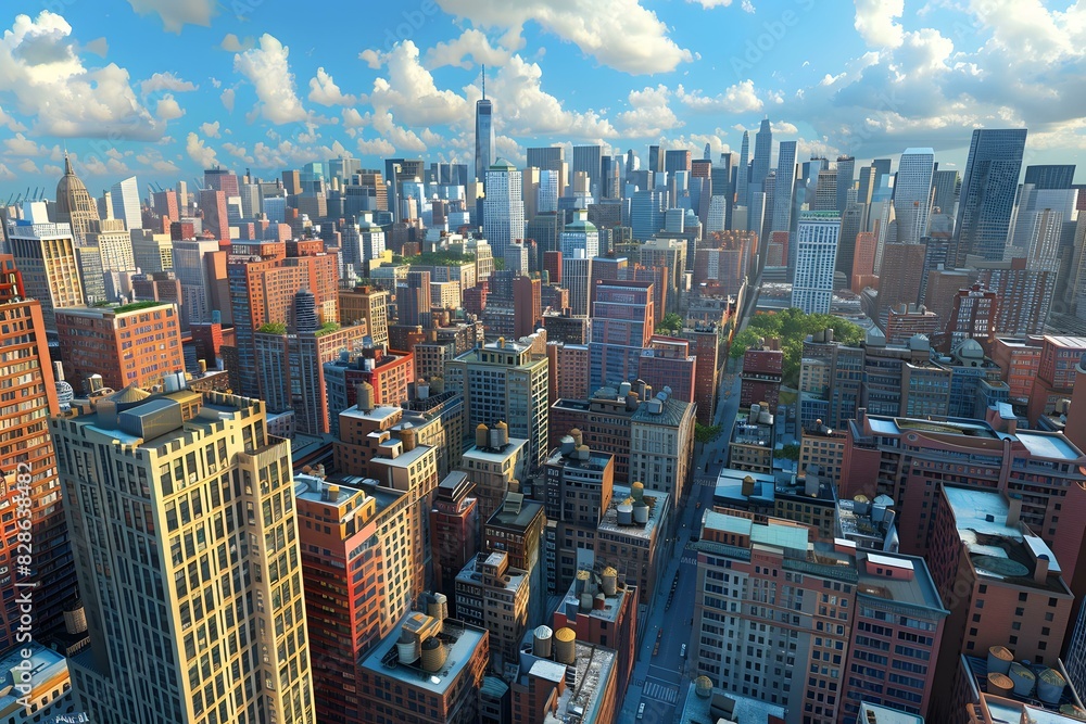 Fototapeta premium A photo of New York City.