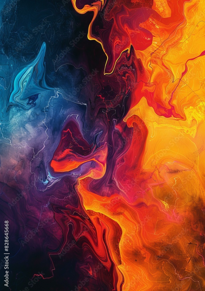Vibrant Abstract Masterpiece