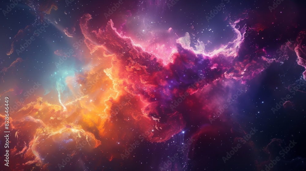 Galaxy Space background. Colorful nebula with star field. Astrology Galaxy Space background. Colorful nebula with star field. Astrology