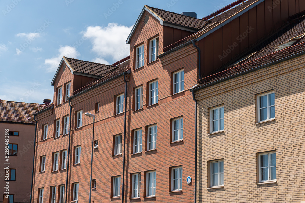 Obraz premium Stylish and comfortable modern residential buildings in Europe