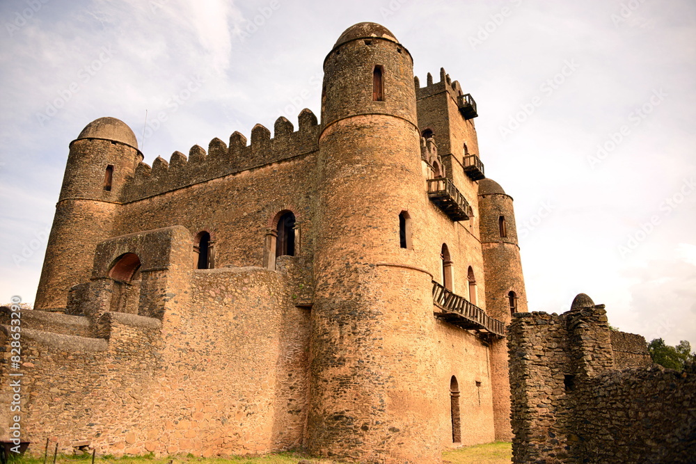 ETHIOPIA,GONDAR, Fasilides Castle, Imperial City of Gondar ETHIOPIA,GONDAR, Fasilides Castle, Imperial City of Gondar