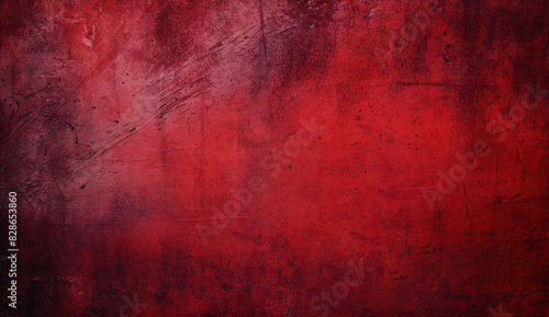 abstract red painted grunge texture