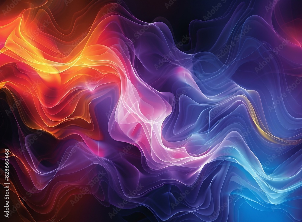 Colorful Abstract Flames Colorful Abstract Flames