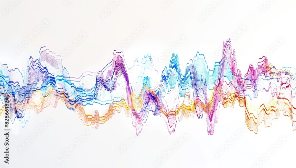 Bright Abstract Data Representation Bright Abstract Data Representation