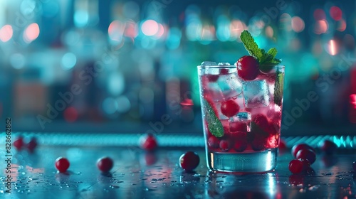 Mojito   Cranberry Cocktail  Mojito   Cranberry Cocktail