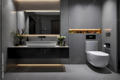 Modern bathroom and toilet design