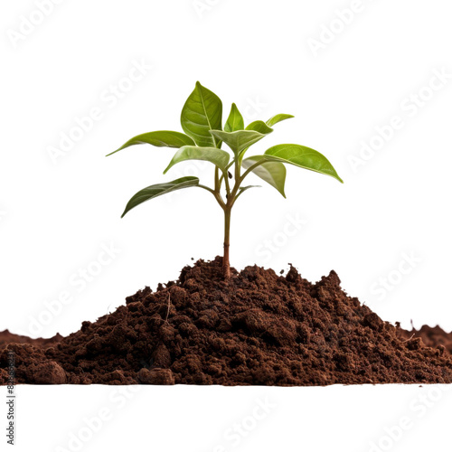 Wallpaper Mural isolated white background of soil Torontodigital.ca
