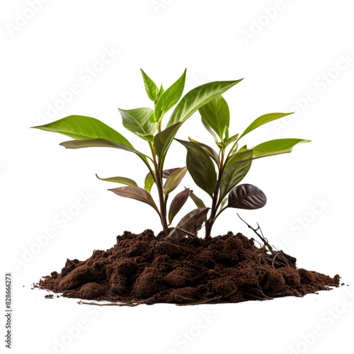 Wallpaper Mural isolated white background of soil Torontodigital.ca