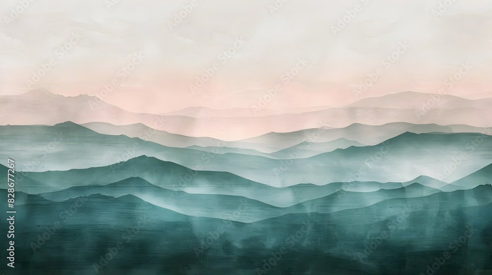 Misty Mountain Serenity: A Gradient Texture for Tranquil Designs Misty Mountain Serenity: A Gradient Texture for Tranquil Designs
