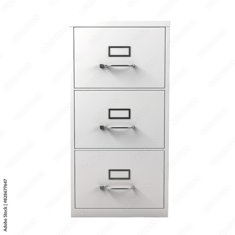 isolated white background of filing cabinet isolated white background of filing cabinet