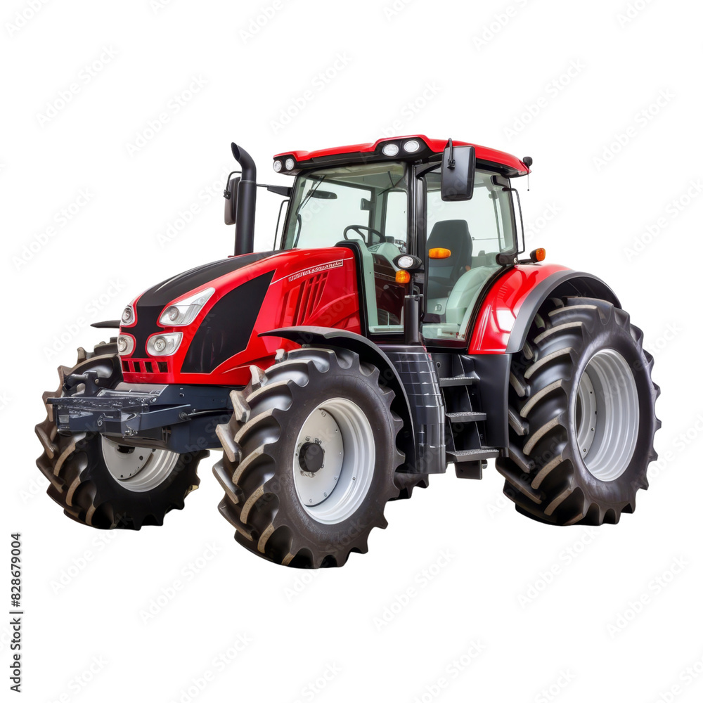 isolated white background of tractor isolated white background of tractor
