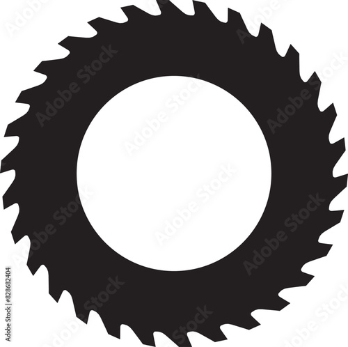 Round Industrial Border Frame. Ideal for vintage label or logo designs.