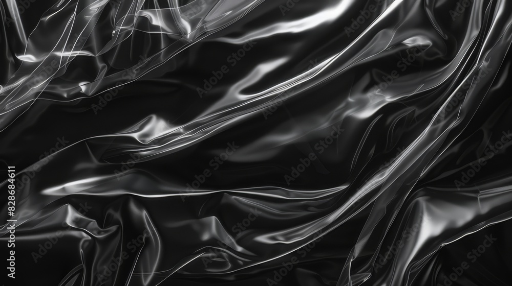 Plastic wrap texture background. Photo overlay effect. Wrinkled transparent black plastic wrap. Clean blank texture overlay effect mock-up template. Plastic wrap texture background. Photo overlay effect. Wrinkled transparent black plastic wrap. Clean blank texture overlay effect mock-up template.