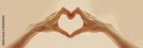 female hands in the shape of a heart isolated on a color background  concept of friendship  love  recognition