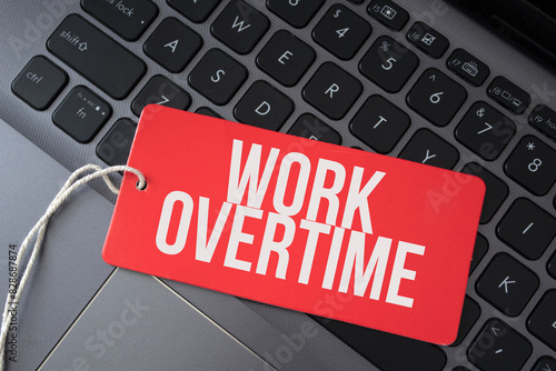 Overload Working Overtime Contemporary Concept