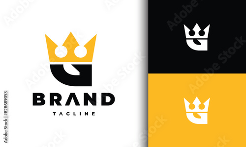 letter G crown logo