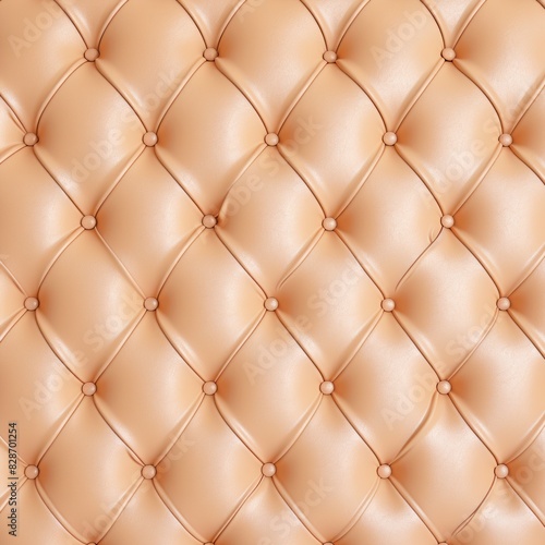 Seamless light pastel diamond tufted upholstery background texture elegant luxury backdrop