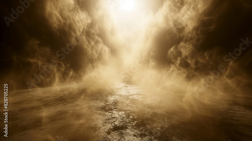 Dust storm over Great Plains