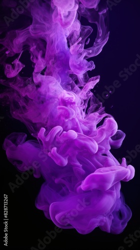 Shiny smoke Glitter fluid Ink water Magic mist color particles texture paint vapor storm wave