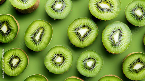 Kiwi fruit background © seralex