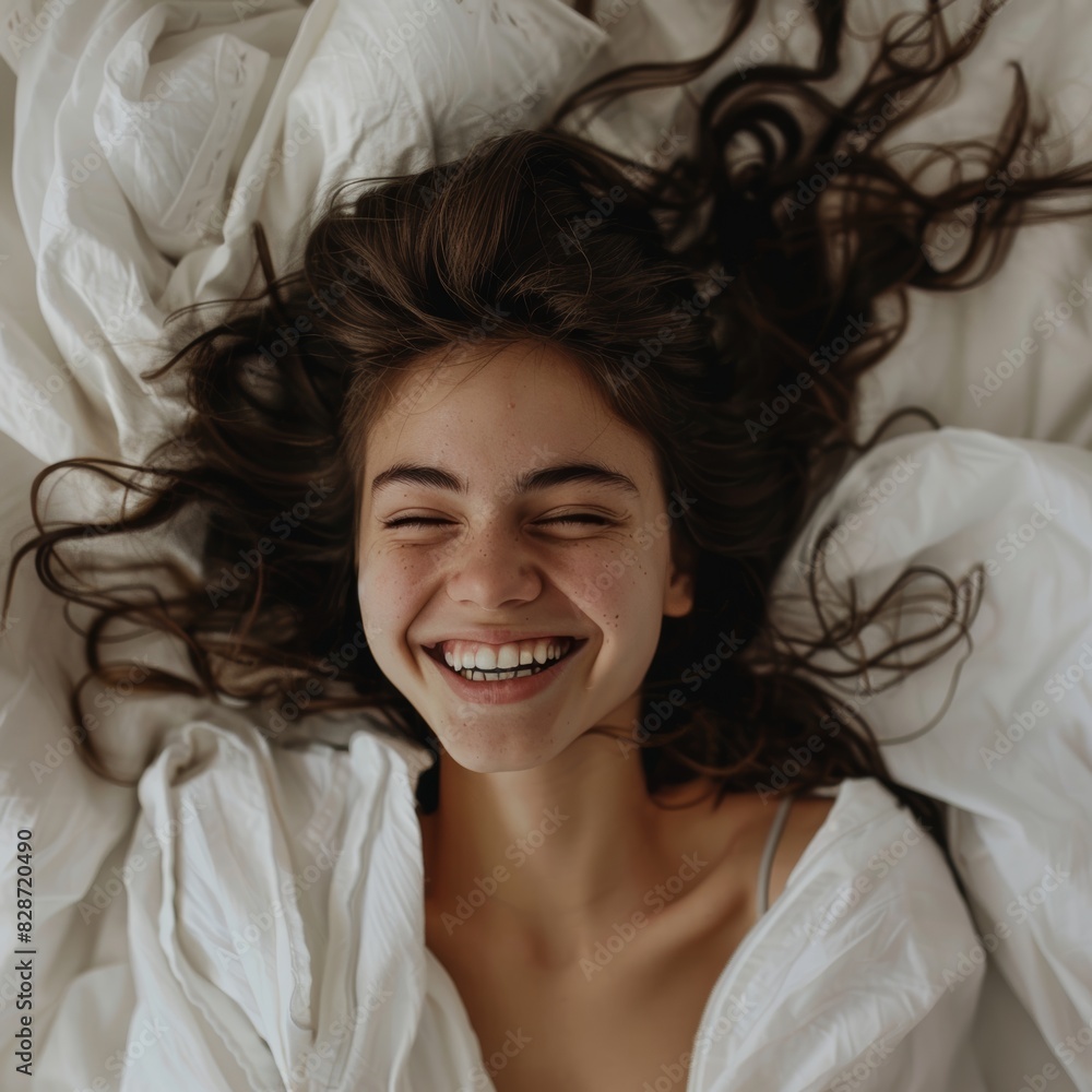 Cozy Morning Moment in Bed Generative AI Cozy Morning Moment in Bed Generative AI