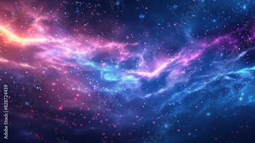 Cosmic Nebula: A Symphony of Stars and Gas photo