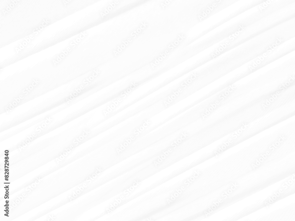 Fototapeta premium Clean woven soft fabric white abstract smooth curve shape decorative fashion textile background