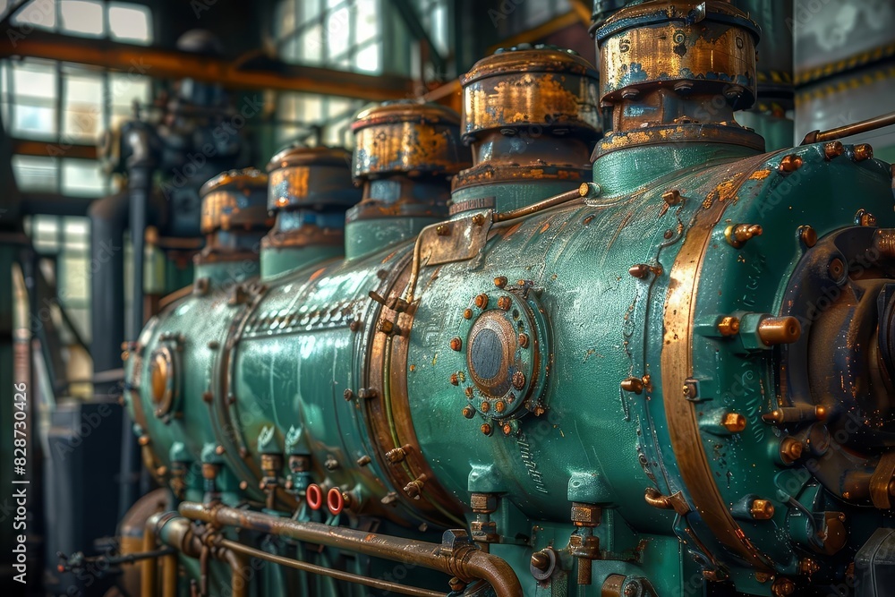An artistic image of a oldschool Aviation Engines An artistic image of a oldschool Aviation Engines